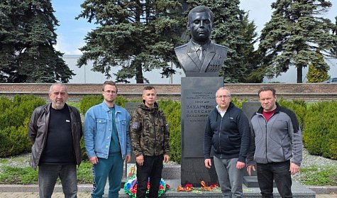 Максим Щепинов побывал на передовой